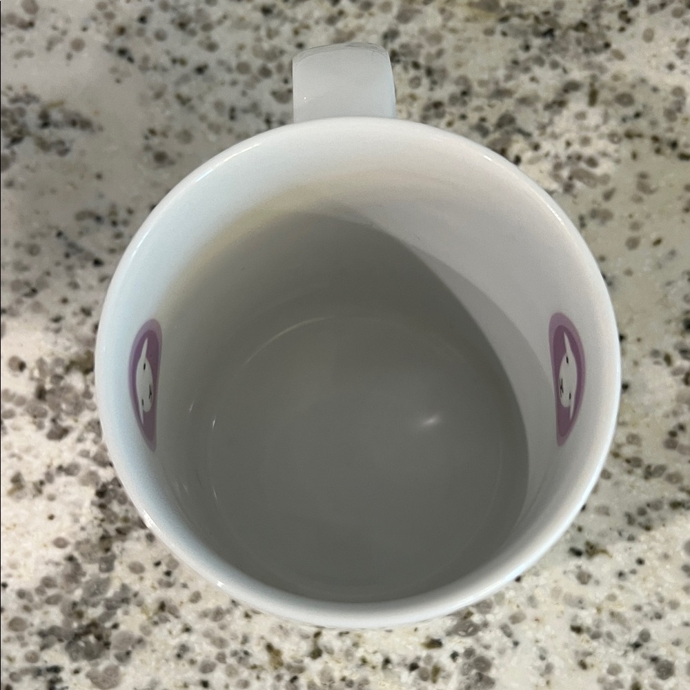 Herdy White Mug with Purple Design Sheep Lamb So Cute - Picture 5 of 5